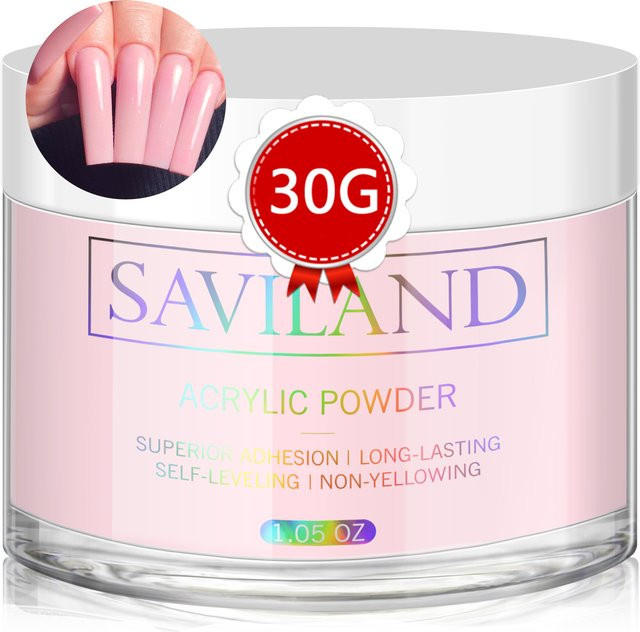 Saviland Acrylpulver, Rosa, 30 g - Bild 1
