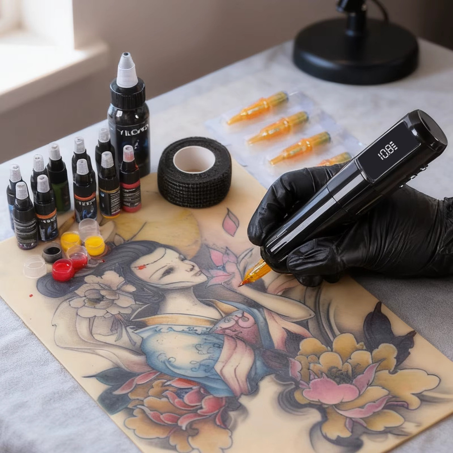 YILONG Kabelloses Tattoo-Gerät, Tattoo-Set für Permanent Make-up - Bild 3