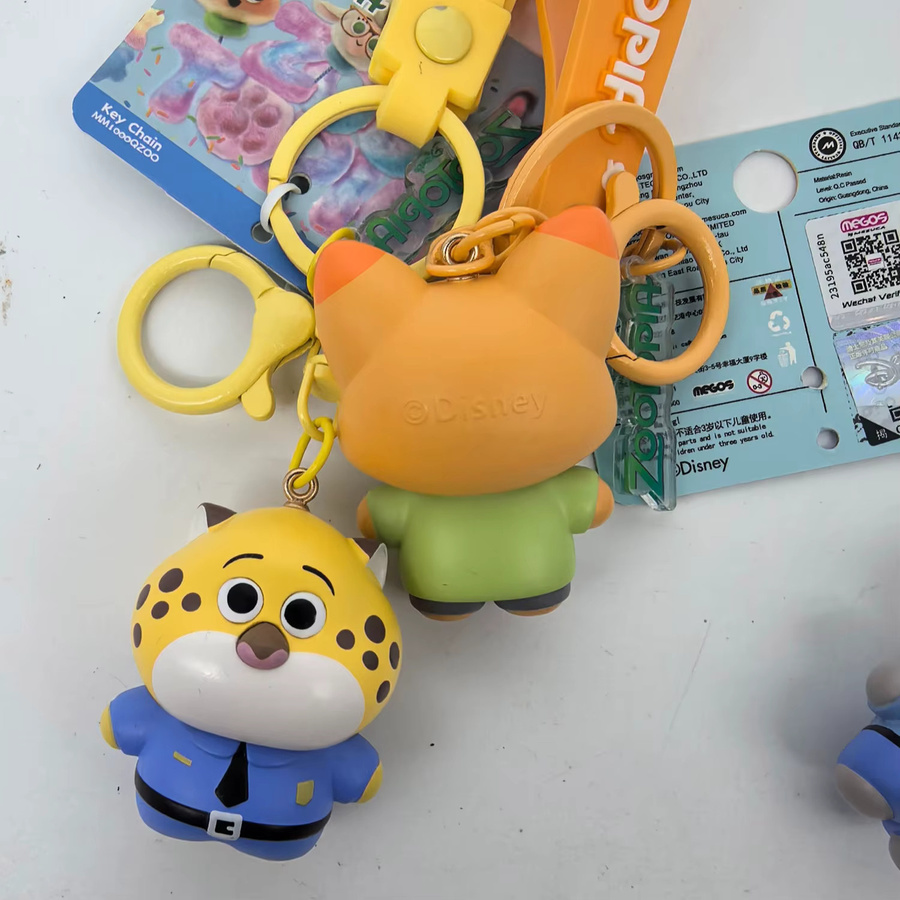 Disney Animation Zoo Cartoon-Anhänger, Rucksack-Schlüsselanhänger, Tiere - Bild 2