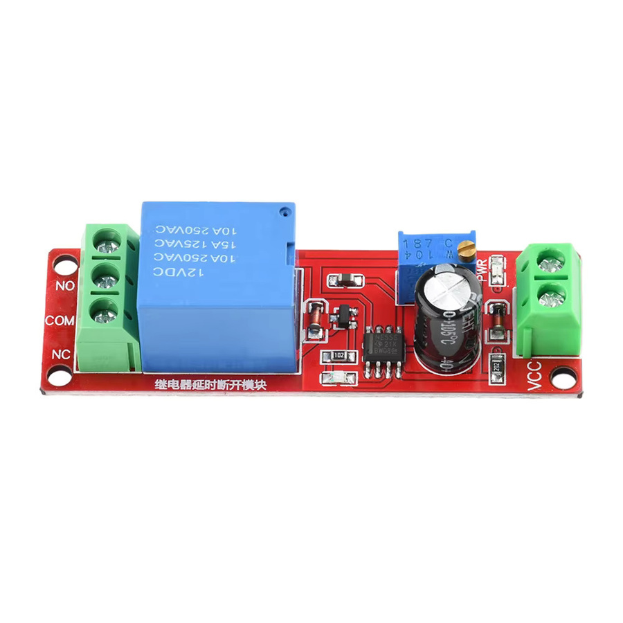 Aideepen NE555 Zeitverzögerungsrelais DC5V 12V mit einstellbarem Timer 0-10S für Pulsgeneration und Arbeitszyklus - Bild 2