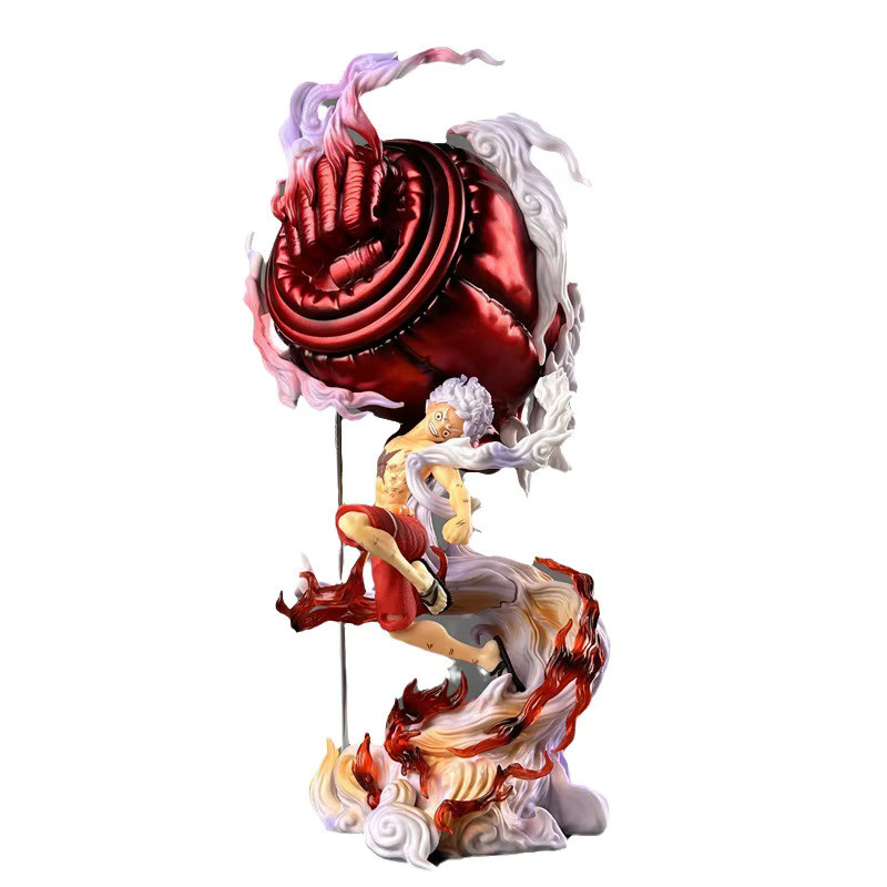Bandai One Piece Nika Ruffy Anime Modell Statue, 30cm, Kunststoff, Mehrfarbig - Bild 2