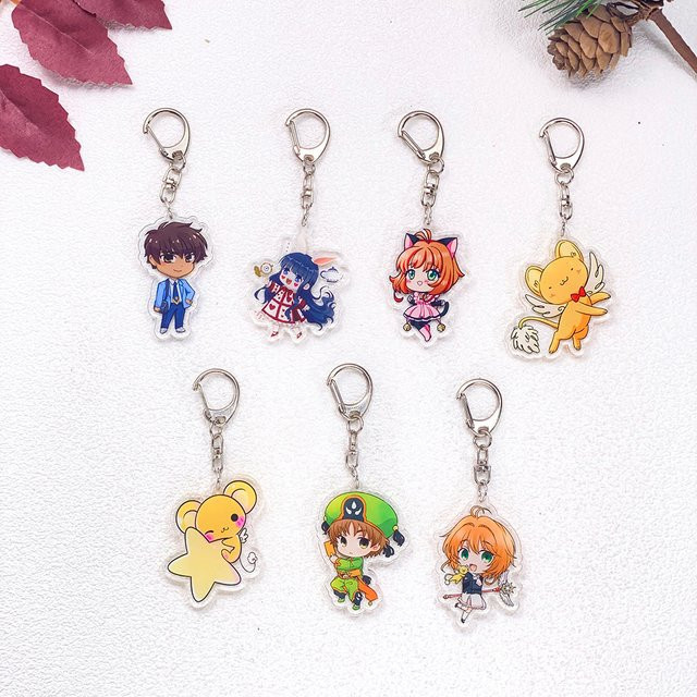 Potdemiel Schlüsselanhänger-Set, Anime Card Captor Sakura, Acryl, Unisex - Bild 1