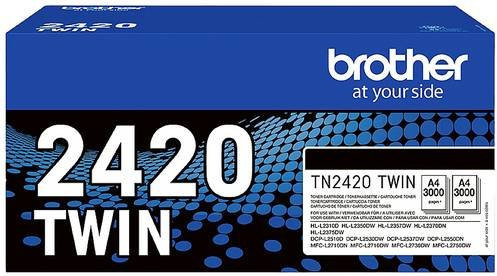 Brother Original Toner TN-2420TWIN Doppelpack Schwarz für Laserdrucker - Bild 1