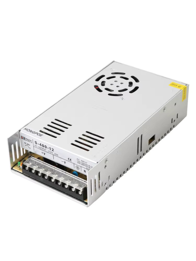 HONGPOE AC/DC Schaltnetzteil SMPS in Silber für LED-Streifen, CCTV und Motoren (12V/24V/36V/48V) - Bild 1