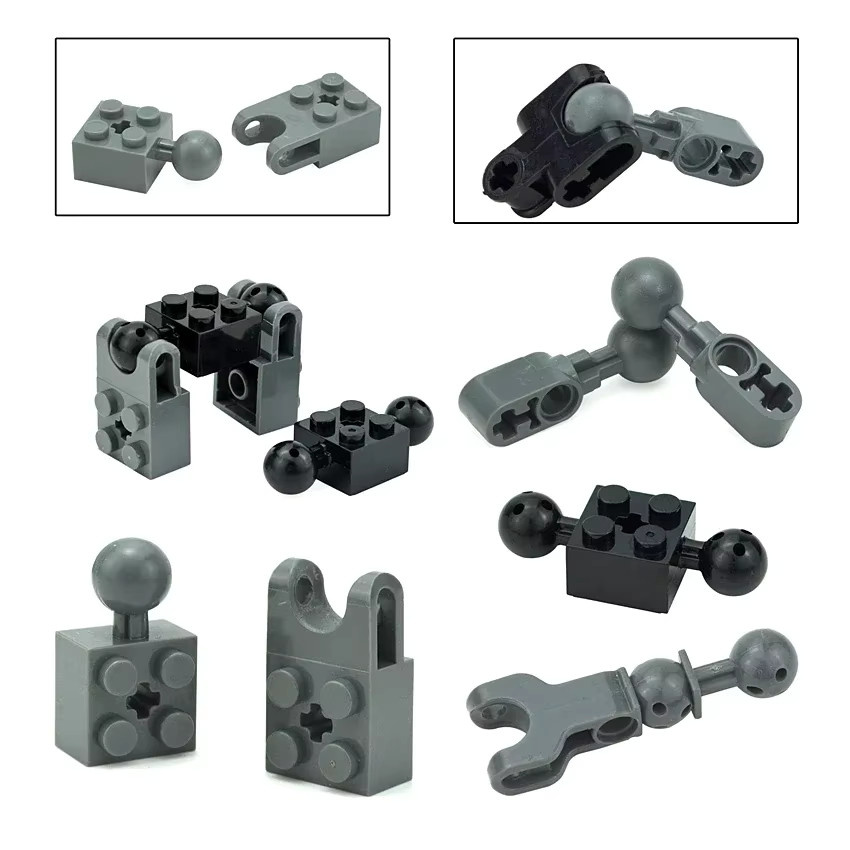 DUOP Technische Bausteine, MOC-Gelenkteile mit Kugelverbinder, Zubehör - Bild 2