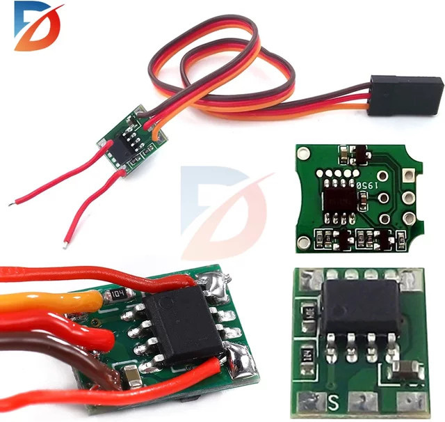 diymore Bidirektionaler gebürsteter ESC Geschwindigkeitsregler für RC-Modellboote und Tanks, DC 3,5–8,4 V - Bild 1