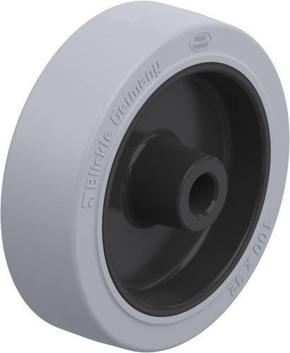 Blickle Kunststoff-Rad POEV 100/12G-SG in Grau und Schwarz mit 100 mm Durchmesser und einer Tragfähigkeit von 200 kg - Bild 1