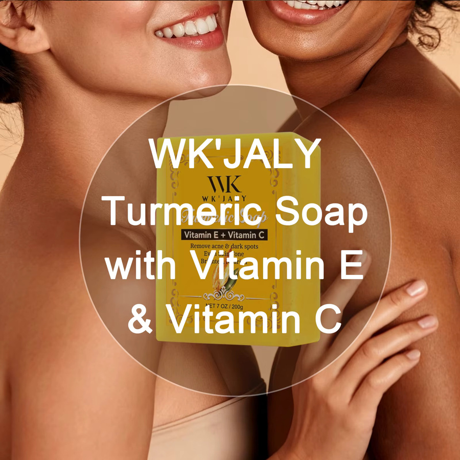 WK JALY Kurkuma-Seife mit Vitamin C, 200g - Bild 4