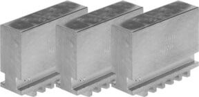 Röhm Blockbacken-Set 3-teilig weich grau 100 mm - Bild 1