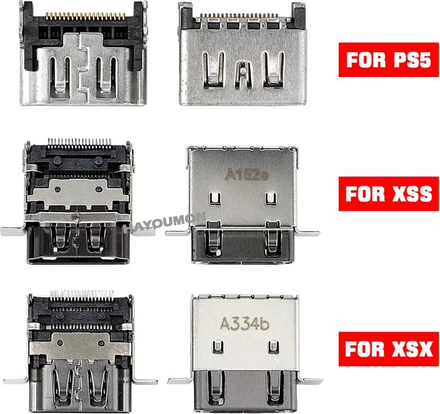 HeroAngel HDMI Anschluss Ersatzteil in Silber für PS5 und Xbox Series X/S Konsolen - Bild 1