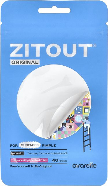 Zitout Original Patches, 40 Stück, White, mit Teebaumöl, Cica, Calendulaöl - Bild 1