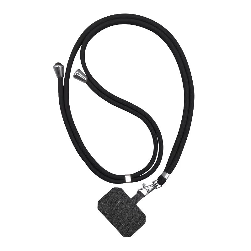Ricestate Universal-Telefon-Lanyard aus Metall, verstellbares Anti-Verlust-Telefonband mit Sicherheits-Tether und Schlüsselanhänger, Schwarz oder Weiß - Bild 4