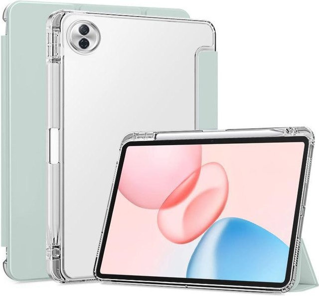 Schutzhülle für Huawei Honor Pad 10 12,1 Zoll mit Stifthalter aus PU-Leder und TPU in Transparent - Bild 1