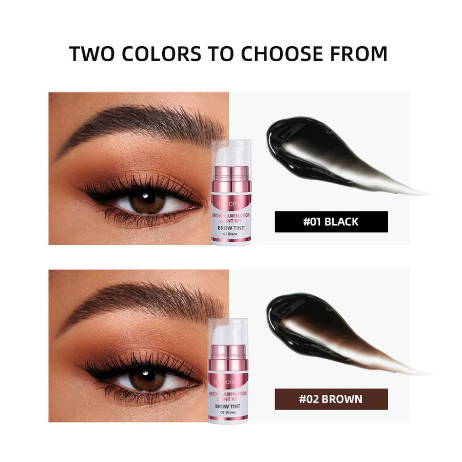 ibcccndc Augenbrauen- und Wimpernlift- und Tönungsset, Unisex - Bild 2