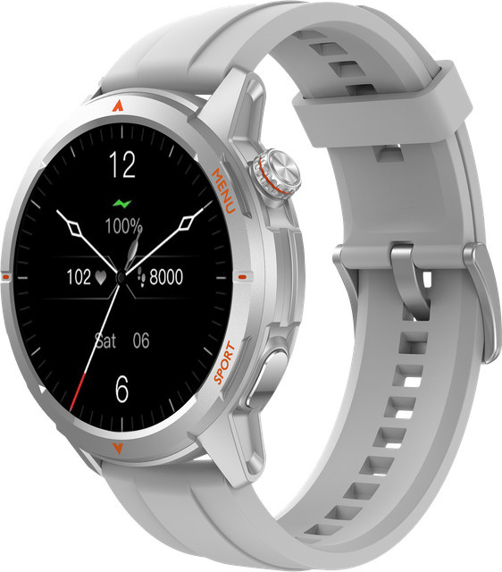 Beafon Smartwatch, Silber, Silikon, Unisex - Bild 1