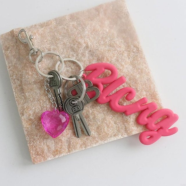 T4MD Bag Charme Keychain, Silikon, Letter - Bild 1