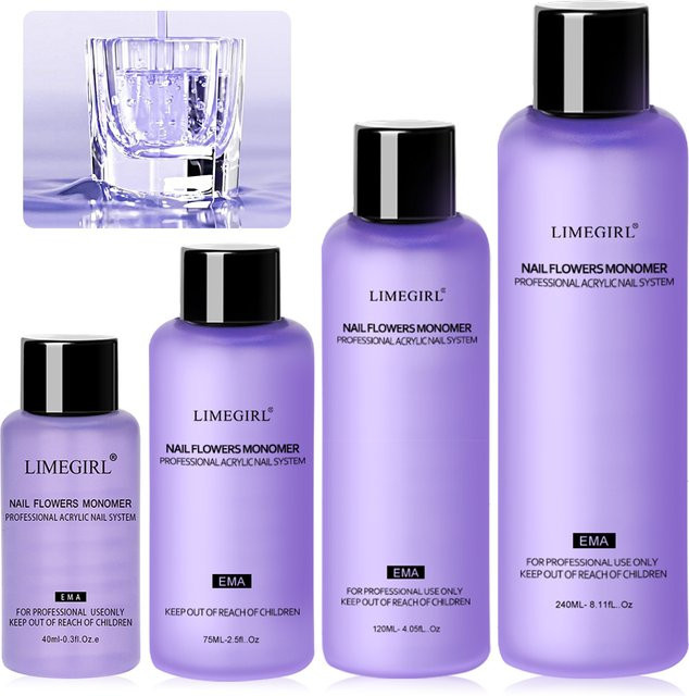 Limegirl Nagel-Acryl-Flüssigkeitsmonomer, 40/70/120/240 ml - Bild 1