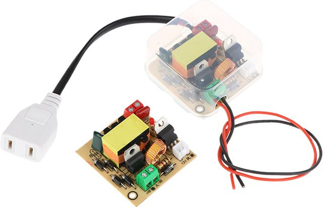 ESHYLALA Step Up Power Modul 100 W Boost Inverter Dual Kanal DC 12-16,8 V zu 220 V Multicolour - Bild 1