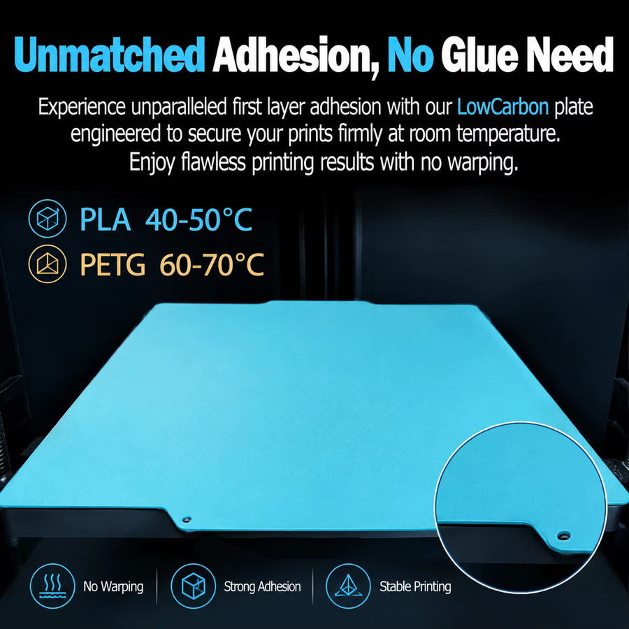Flashforge Glacier Cold Plate doppelseitige Federstahl-Druckplatte für Creator 5 und Creator 5 PRO - Bild 3