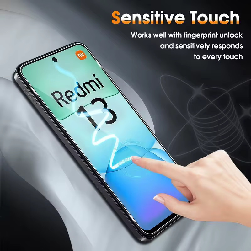 3er-Set Displayschutzfolie aus gehärtetem Glas für Xiaomi Redmi Note 13 Pro 5G, transparent - Bild 2