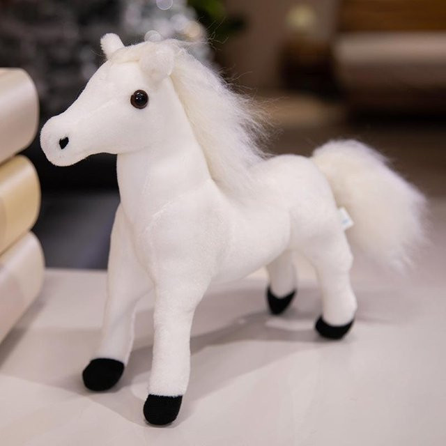 Simulations-Pony-Pferd-Puppe Plüschtier, 30cm - Bild 1