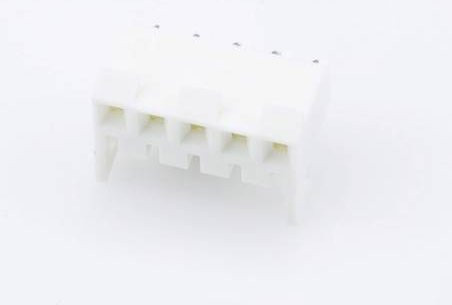 Molex Einbau-Buchsenleiste in Weiß mit 5 Polen und einem Rastermaß von 3,96 mm - Bild 1