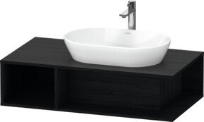 Duravit Waschtischunterschrank D-Neo wandhängend in Schwarz Matt, B/T/H: 100 x 55 x 26 cm - Bild 1