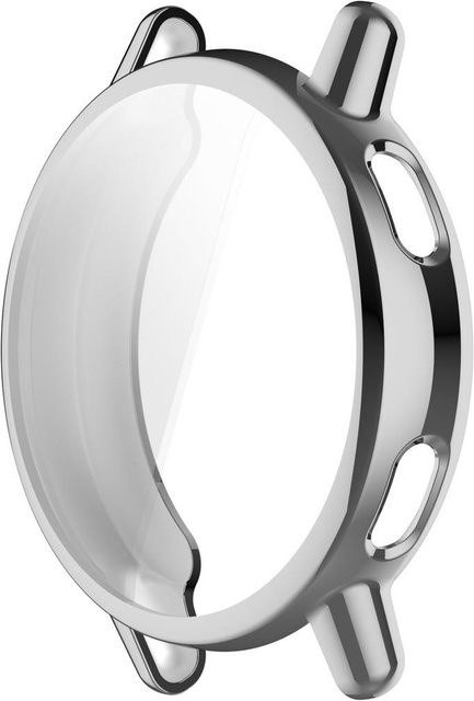 Aaigea Smartwatch Displayschutz Rahmen, TPU, Silber, Garmin Vivoactive 5 / Active 5 - Bild 1