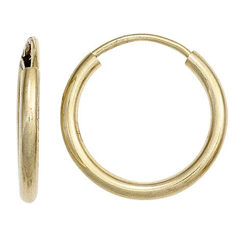 Colfem Creolen 585 Gelbgold, rund, Unisex - Bild 1
