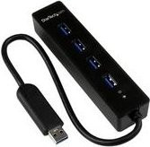 StarTech.com 4 Port USB 3.0 SuperSpeed Hub in Schwarz für den Desktop (ST4300PBU3) - Bild 1