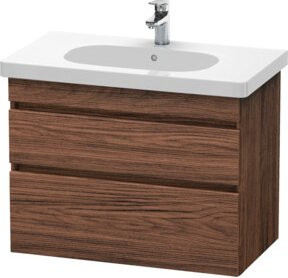 Duravit Waschtischunterschrank DuraStyle in Nussbaum Dunkelbraun, wandhängend, B: 80 cm, T: 45,3 cm, H: 61 cm - Bild 1