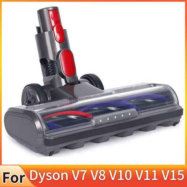 BPfire Bodenbürste für Dyson Staubsauger V7 V8 V10 V11 V15 mit Bürstenkopf und Borstenstreifen zur Reinigung von Bodenfliesen, B/T/H: 25,5 x 12,0 cm - Bild 1