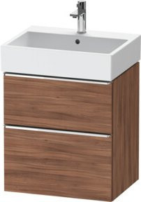 Duravit Waschtischunterschrank D-Neo mit 1 Schublade und 1 Auszug, B/T: 58,4 x 44,2 cm - Bild 1