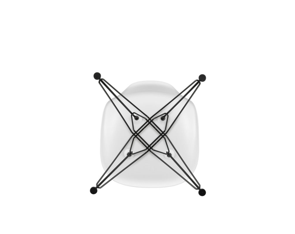 Vitra DSR Eames Plastic Side Chair aus Polypropylen in Weiß matt - Bild 2