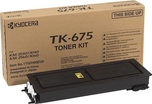 Kyocera TK 675 Original Tonerpatrone Schwarz für KM 2540, KM 2560, KM 3040 und KM 3060 - Bild 1