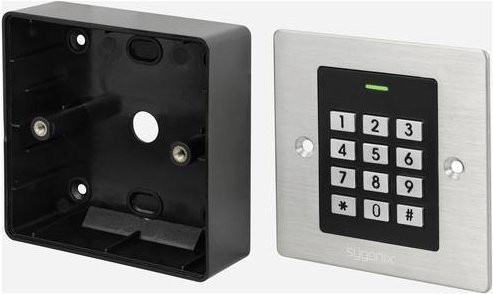 Sygonix SY-6097866 Code-Tastatur mit RFID in Silber, Unterputz, IP66, 12 V/DC - 18 V/DC - Bild 1