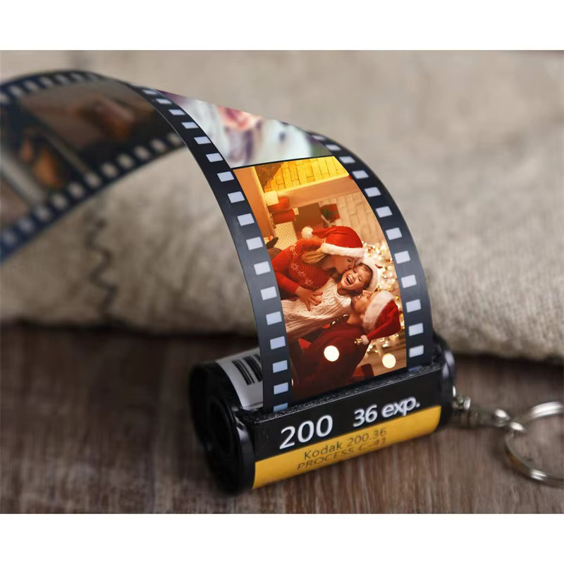 Schlüsselanhänger Kamerafilm-Filmrolle, personalisiert mit Foto, XCL - Bild 3