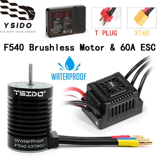YSIDO F540 Bürstenloser Motor & 60A ESC mit Programmkarte Combo, Set / Bundle - Bild 1