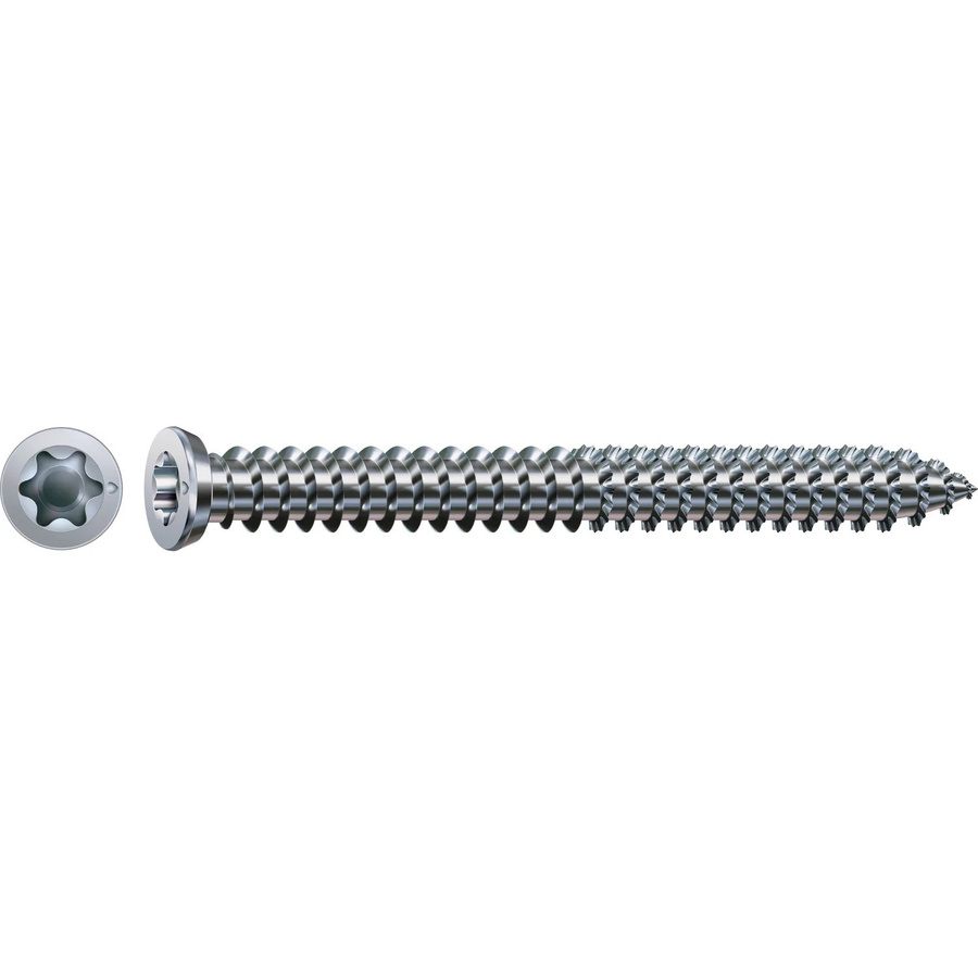 Spax Rahmenanker mit Flachsenkkopf in Silber, 18 Stück, Durchmesser: 7,5 mm, Länge: 150 mm - Bild 2