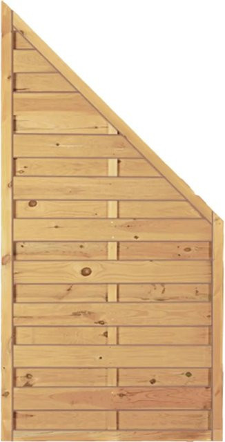 T & J Sichtschutzzaun Maxi-Massiv-Ecke aus kesseldruckimprägniertem Holz in Grün, B/T/H: 90 x 180 x 90 cm - Bild 1
