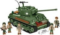COBI Konstruktionsspielzeug Sherman M4A2E8(76)W Panzer Klemmbaustein Set - Bild 1
