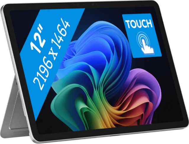 Microsoft Surface Pro 2-in-1 Convertible, Silber, 12 Zoll Display, Qualcomm Snapdragon X Plus, 16 GB RAM, 512 GB SSD, Windows - Bild 1