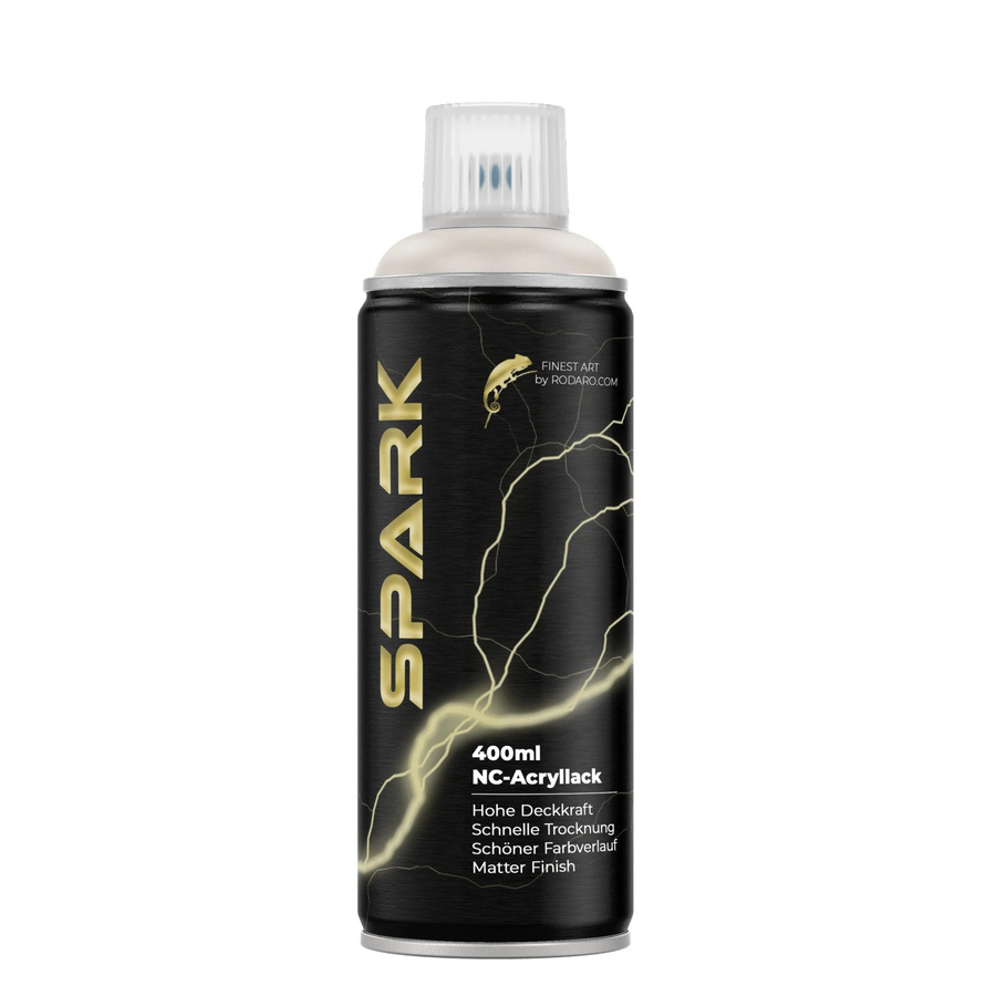 SPARK Spraydose für Holz in Matt Lichtgrau, 400ml, wetterfest und schnelltrocknend - Bild 2