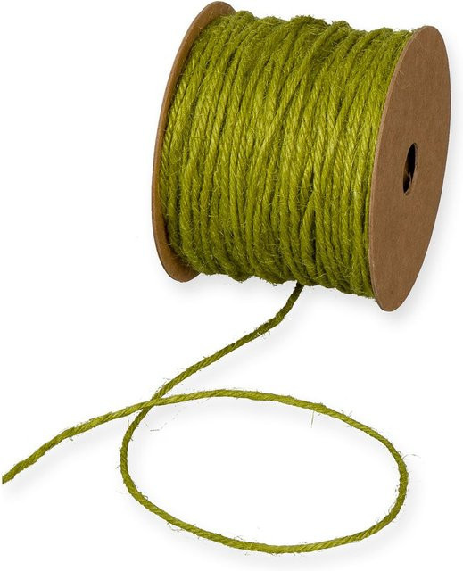 Halbach Jutekordel Basic in Apfelgrün aus Jute - Bild 1