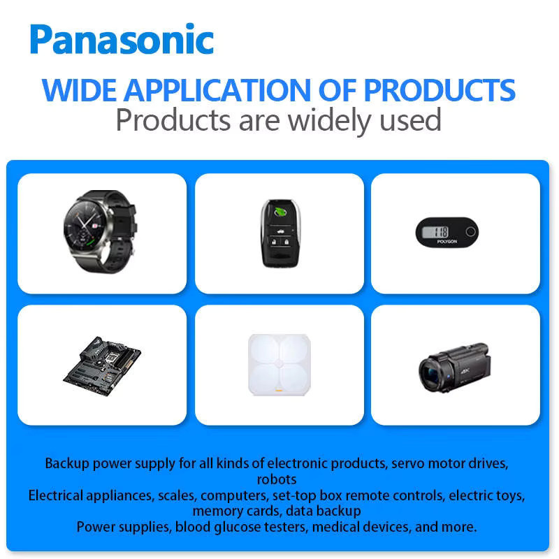 Panasonic CR2032 3V Lithium-Knopfzellen in Silber - Bild 4