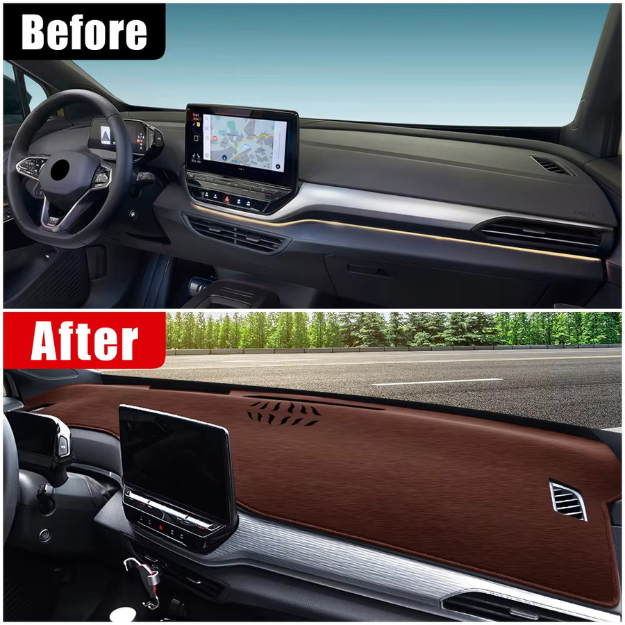 YaLumei Dashboard Abdeckung für Volkswagen VW ID.4 als Sonnenschutz und rutschfeste Matte - Bild 2