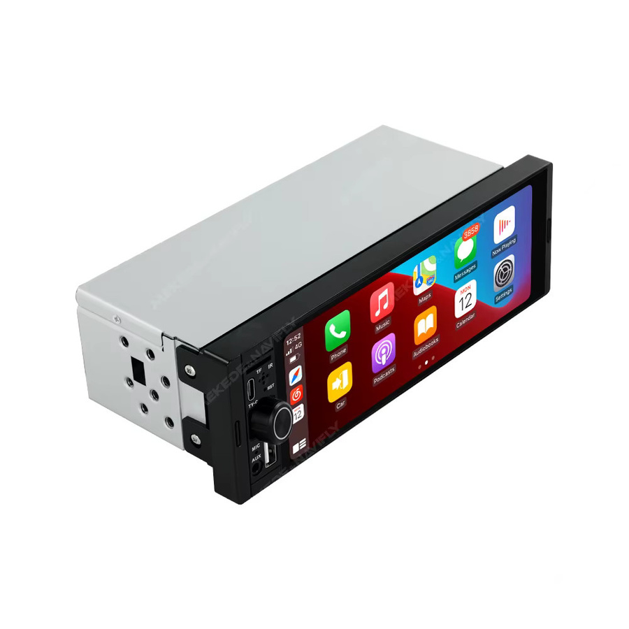 MEKEDE OD8 1DIN MP5 Autoradio mit 6.86 Zoll IPS Touchscreen, Wireless Carplay und Android Auto, Multimedia Player in Schwarz mit USB-C und AUX - Bild 7