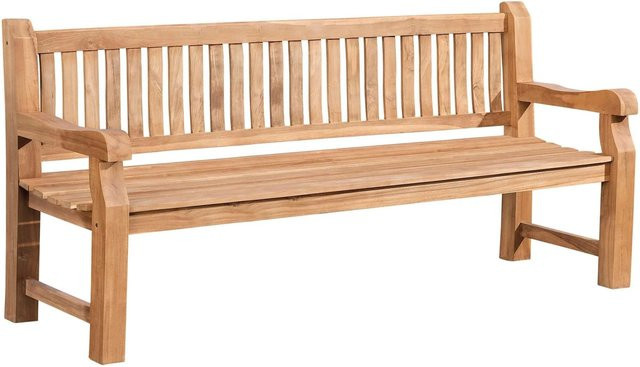 CLP Teakbank Jackson V2 aus Teakholz in Braun mit Armlehnen, Breite: 200 cm - Bild 1