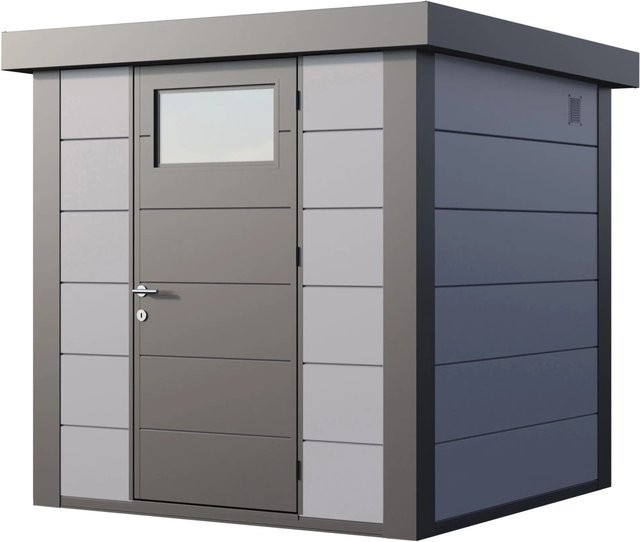 Telluria Gerätehaus Classico in Grau mit Außenmaß B/T/H: 228 x 219 x 228 cm - Bild 1