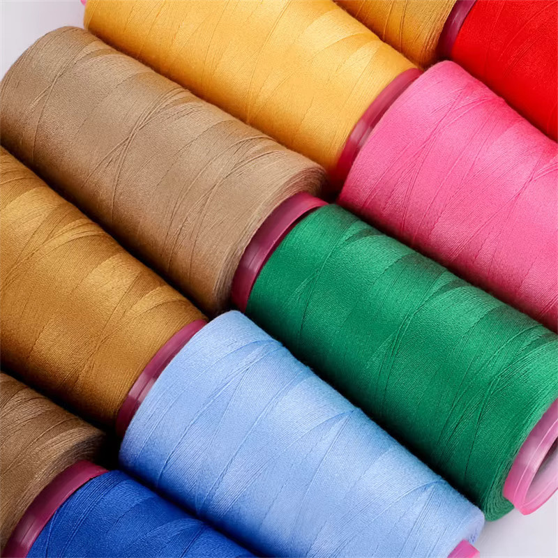 Starkes Polyester-Nähgarn 203 für Polster, Jeans und Denim, 3000 Yard, Gelb und Mehrfarbig - Bild 5